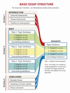 Essay structure diagram