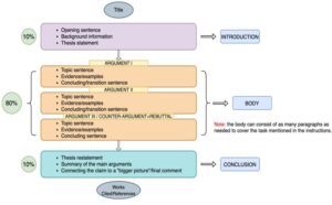 Essay structure diagram